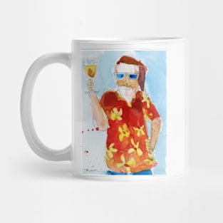 Santa likes Wine Mug